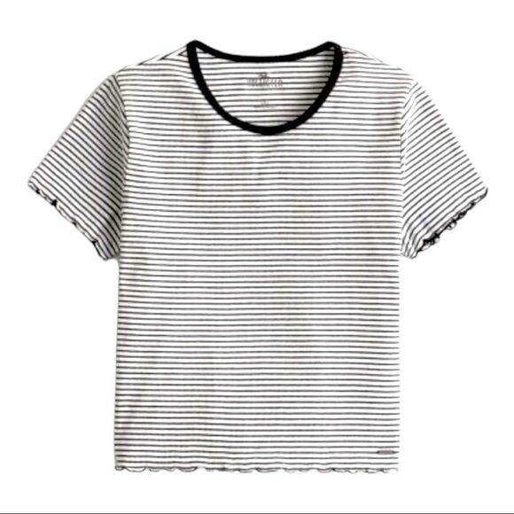 Hollister Must Have Baby Tee in Black and White - Picture 1 of 4